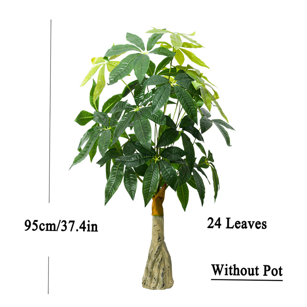 Plastic Artificial Money Tree  - Monstera Adansonii ulasan dan harga